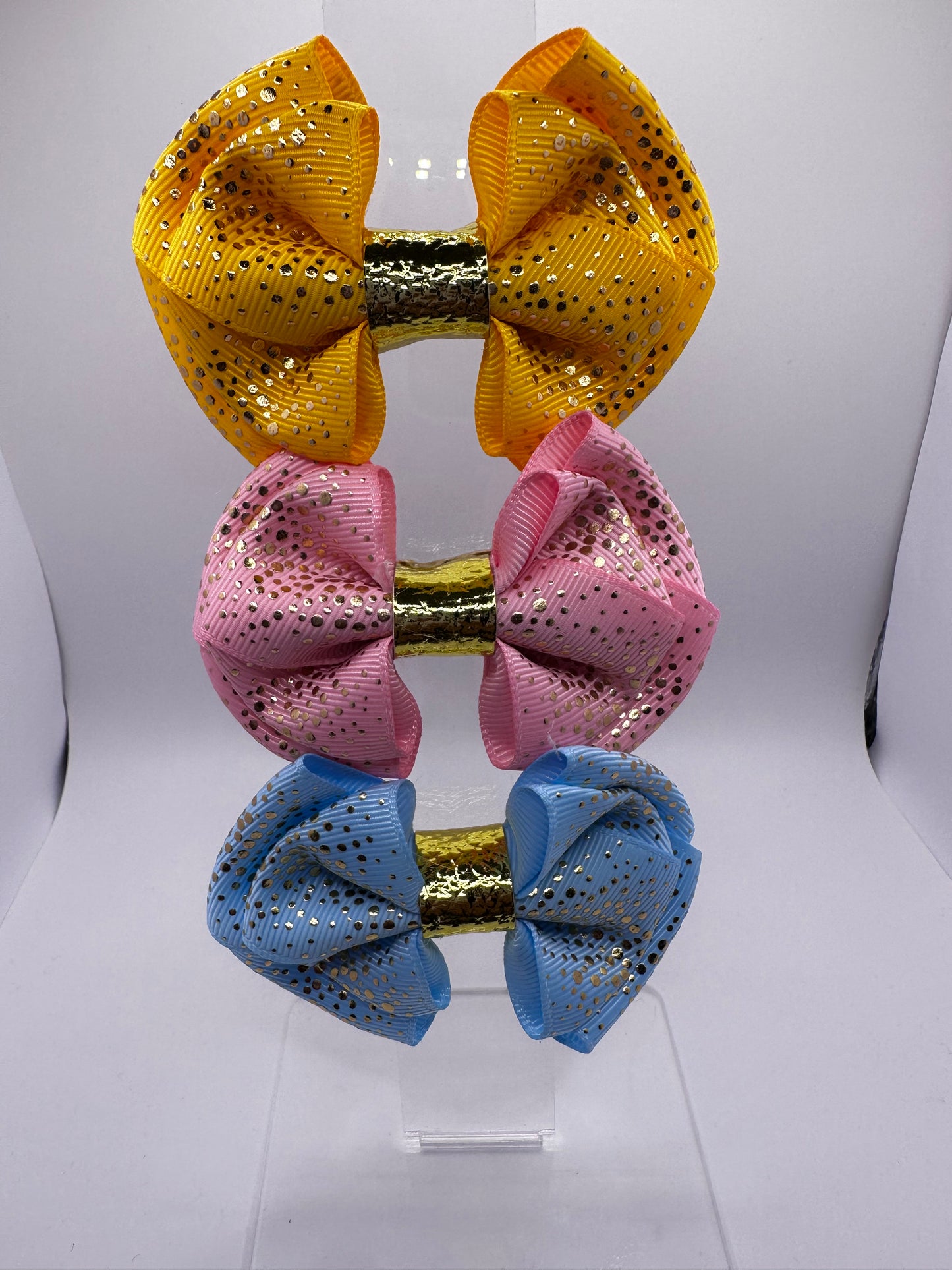 Hologram Ribbon Bow set