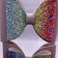 Multicolored Glitter and Nude Hair Clips Peers