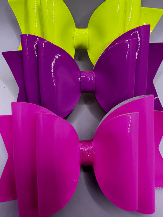 Neon  Vinyl Hair Clip Peers