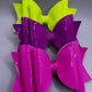 Neon  Vinyl Hair Clip Peers