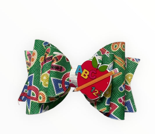 Red Hair Clip Bow BS