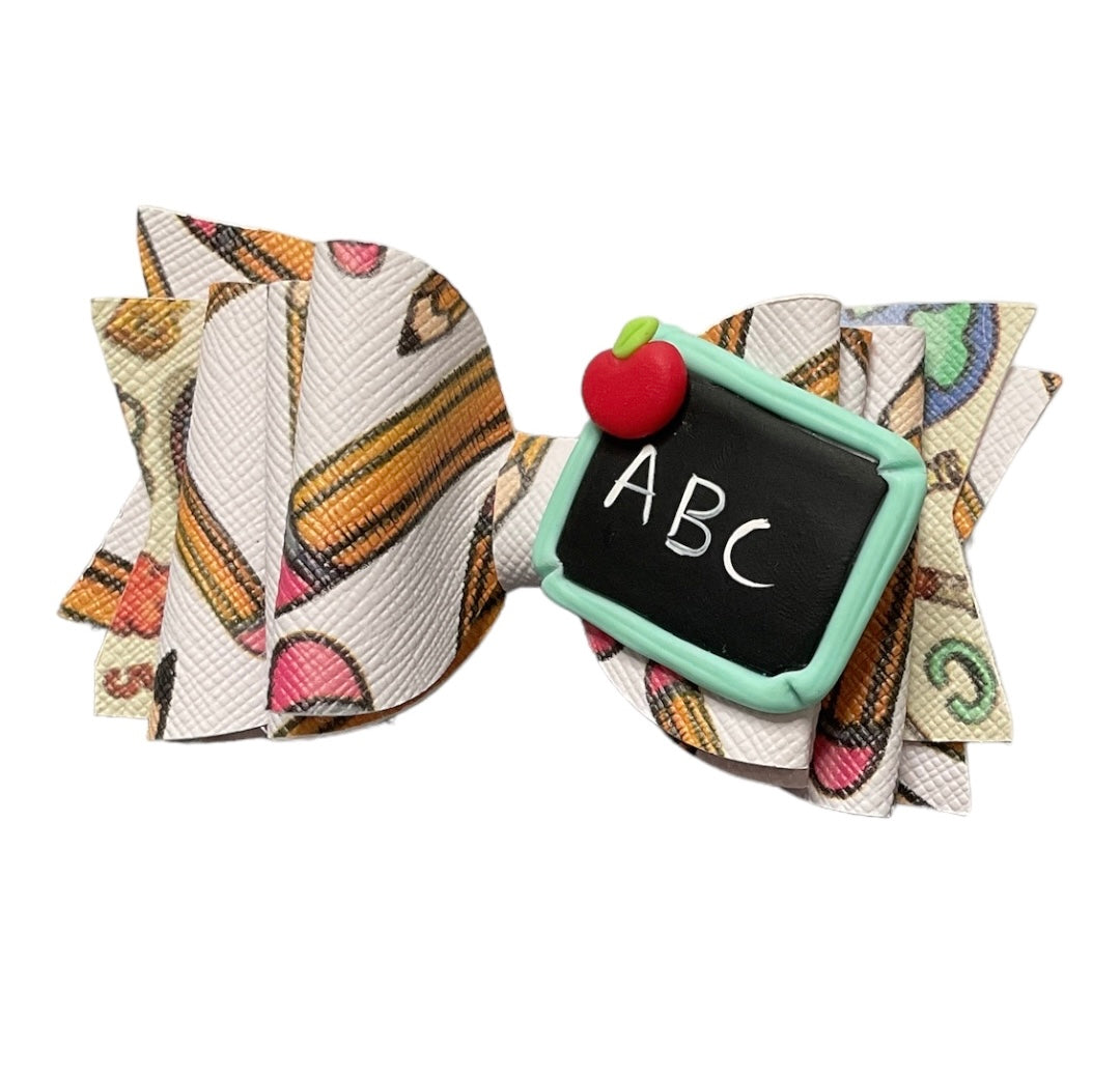 ABC Hair Clip Bow BS