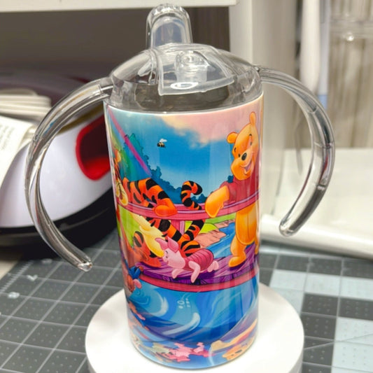 Winnie Pooh Transparent Tumbler For Kids