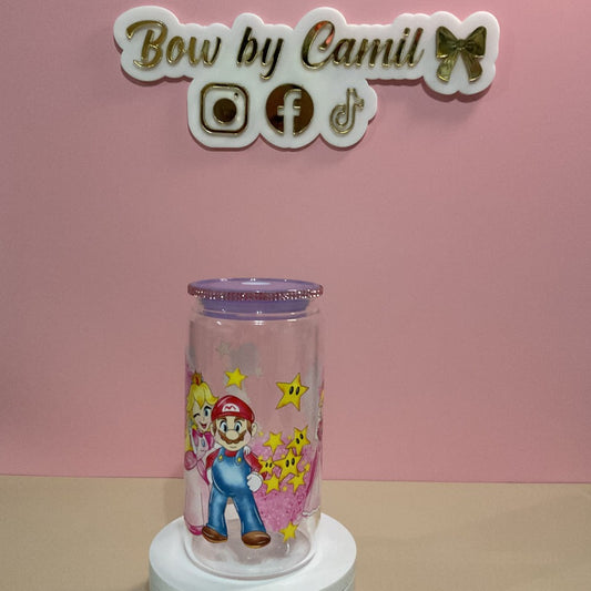 Mario Crystal Glass